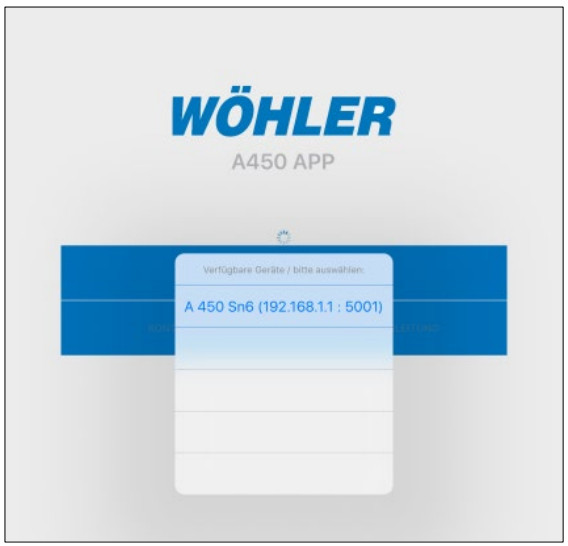 W HLER A 450 Flue Gas Analysis App - rounding area