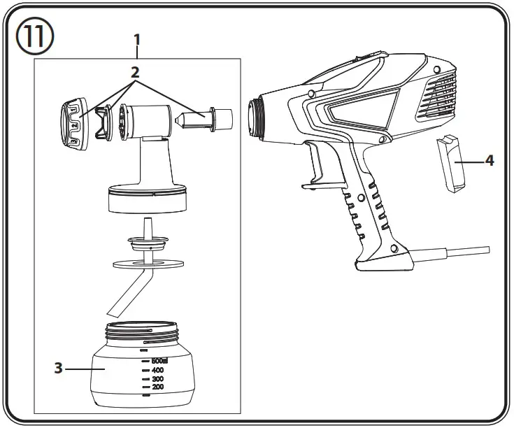 WAGNER W125 Electric HVLP Wood and Metal Paint Sprayer - overview 6
