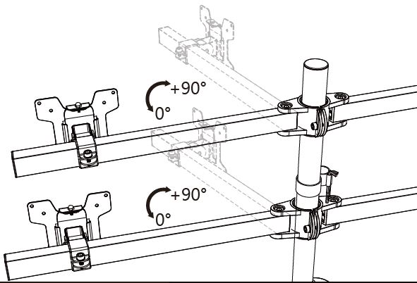 WALI-GMF004-Quad-Monitor-Stand-FIG-12