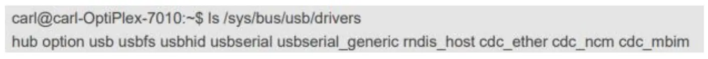 How To Check Whether Usb Driver Exists In The Module