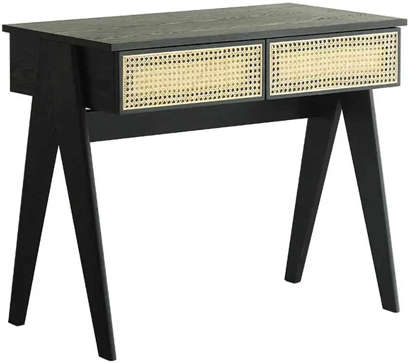WEHOMZ-Modern-Black-Rattan-Desk-product