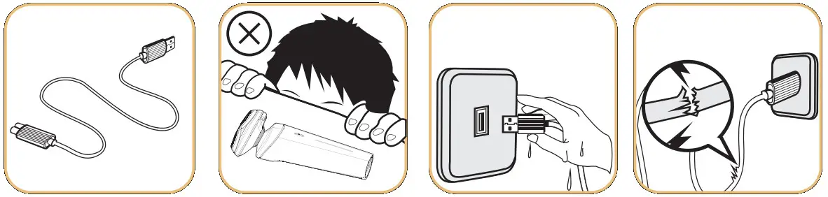 WELLSHAVE 8317 Men Shaver - Safety 1