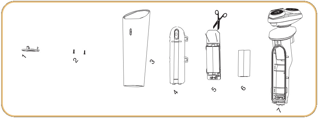 WELLSHAVE 8317 Men Shaver - Storage