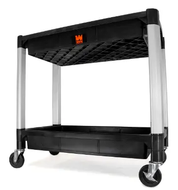 WEN-73162-2-Shelf-Polypropylene-Service-Cart-product-image