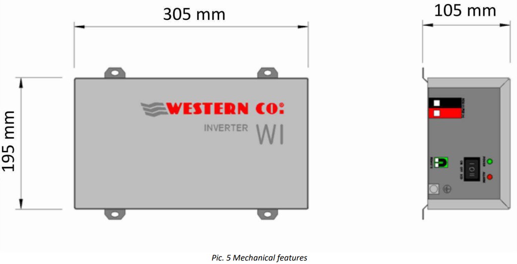 WESTERN CO WI1200-24 Off Grid Inverter - INSTALLATION GUIDE 4