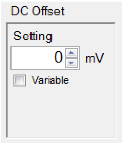 WHALETEQ SEEG 100 Single Channel EEG Test System - DC offset setting