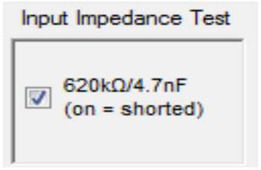 WHALETEQ SEEG 100 Single Channel EEG Test System - Input impedance test