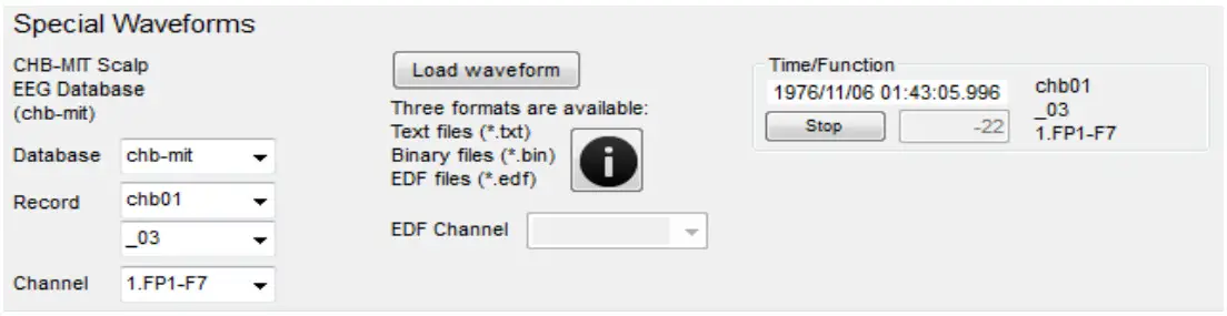 WHALETEQ SEEG 100 Single Channel EEG Test System - Special Waveforms