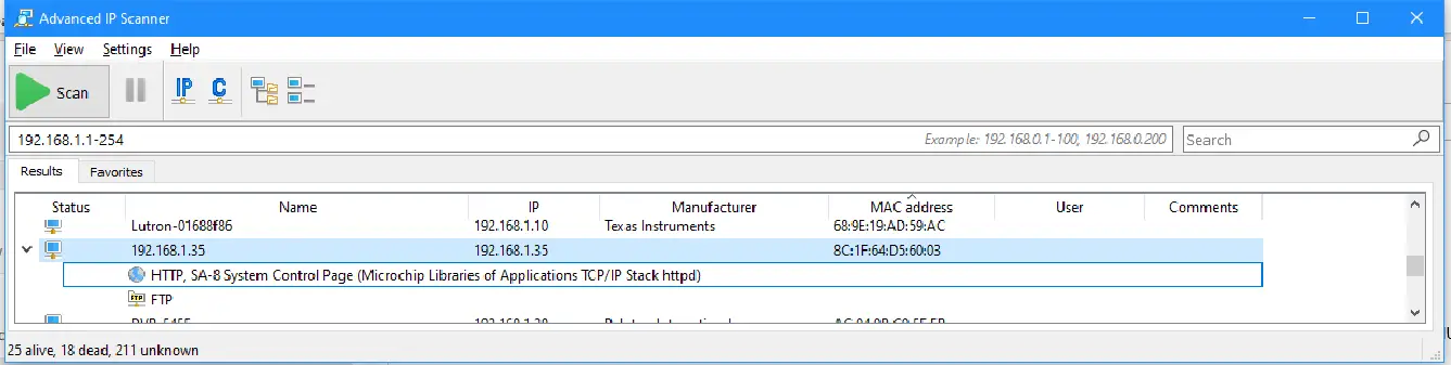WISDOM IA-8DSPDSP 8 Channel Amplifier with DSP - Advanced IP Scanner