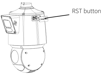WORLD EYECAM 1004 Dome Network Camera - RST button