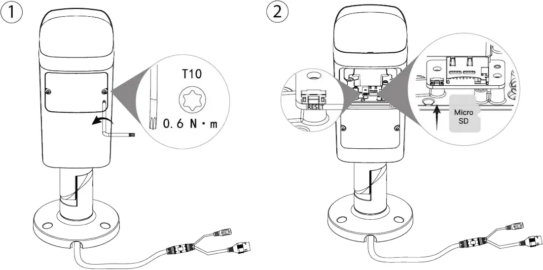 WORLD EYECAM - Install SD card