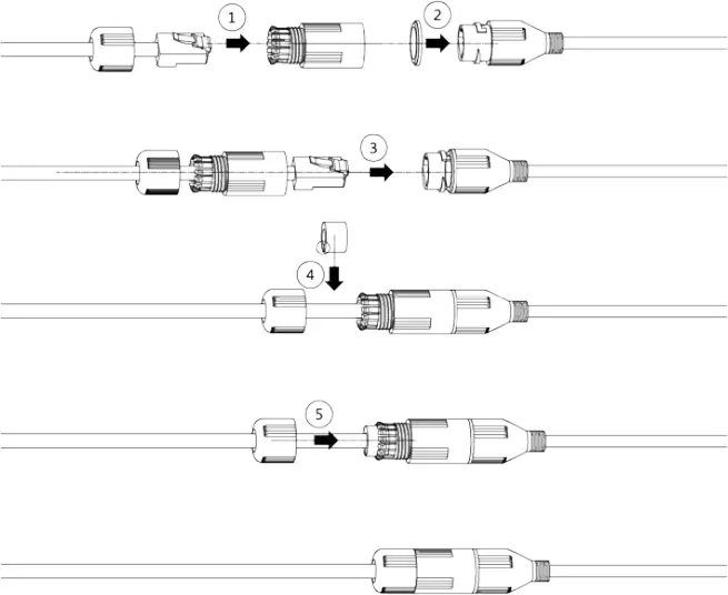 WORLD EYECAM - Install waterproof connector - a1
