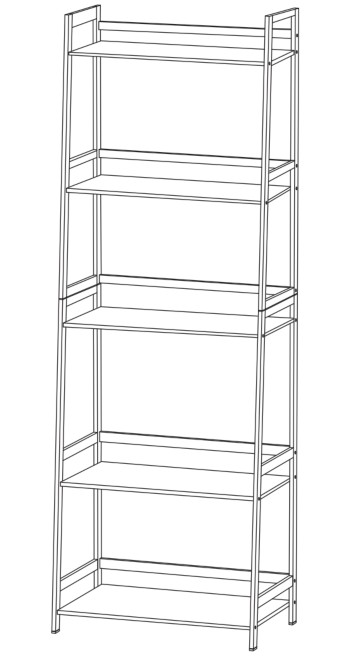 WTZ MC 508 Bookshelf Book Shelf - cover
