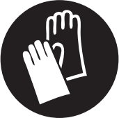 Wear protective gloves Symbol