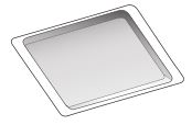 Whirlpool Microwave Oven - RECTANGULAR BAKING TRAY