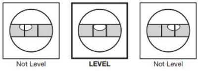 Whirlpool Top Load Washer - Check levelness of washer Level