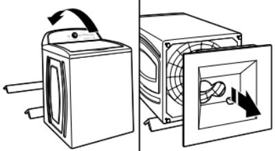 Whirlpool Top Load Washer - Remove shipping base