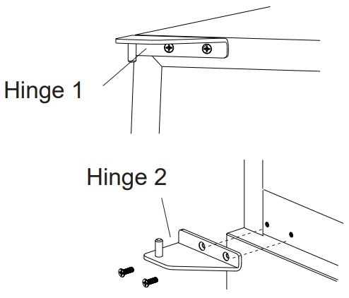 Whynter UIM 502SS Energy Star Built In Ice Maker - hinge 1