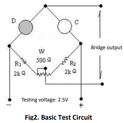 Winsen MC227D Catalytic Flammable Gas Sensor - Basic Test Circuit