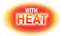 With heat