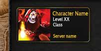 Character Information Area