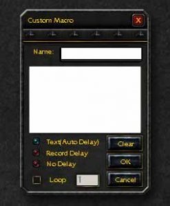 Custom Macro