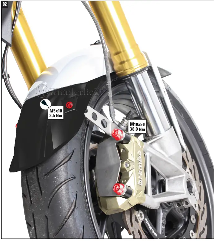 Wunderlich-BMW-R1200-RS-Fender-Extender-fig 5