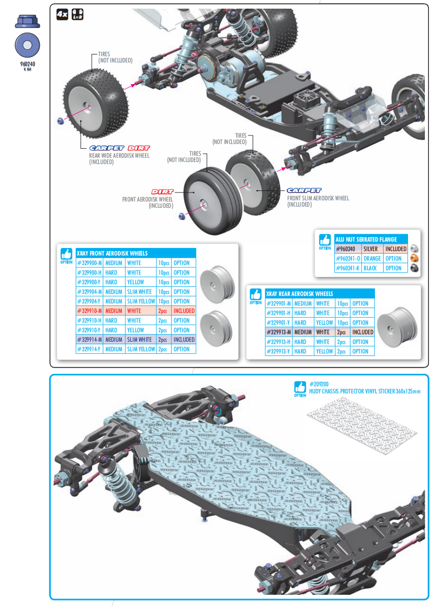 XRAY XB2C 24 RC Car - diff pin55
