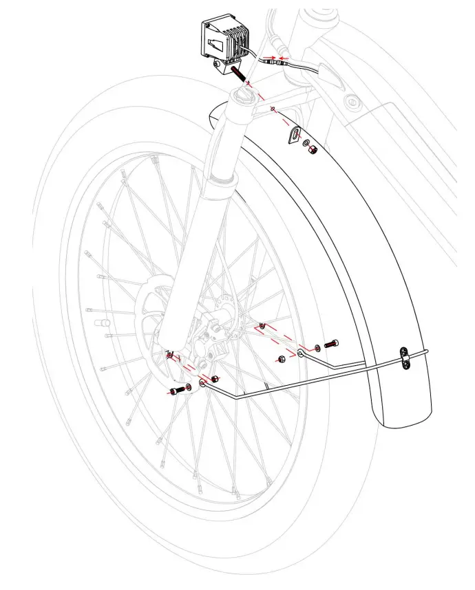 Installing Your Front Fender and Headlight