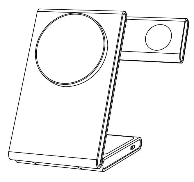 YiFeng M5 3 In 1 Magnetic Wireless Charging Stand 