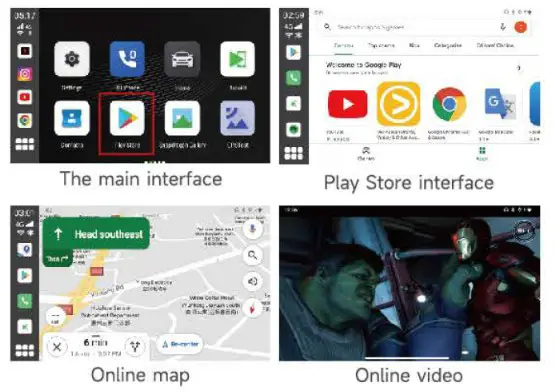 ZHNN 2023 Android System Car Play AI Box - Download Apps