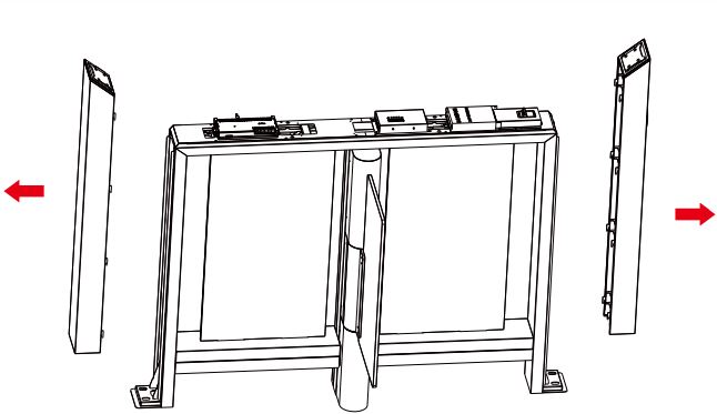 ZKTECO-Mars-S1000-Swing-Barrier-Turnstile-5