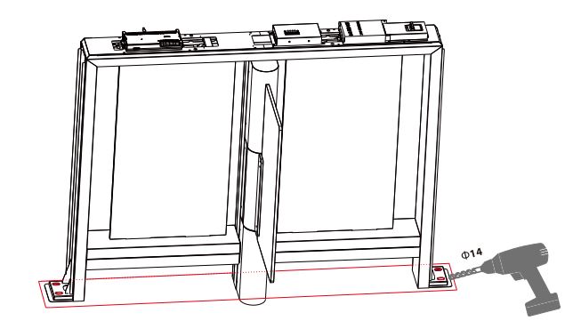 ZKTECO-Mars-S1000-Swing-Barrier-Turnstile-7