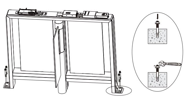 ZKTECO-Mars-S1000-Swing-Barrier-Turnstile-8