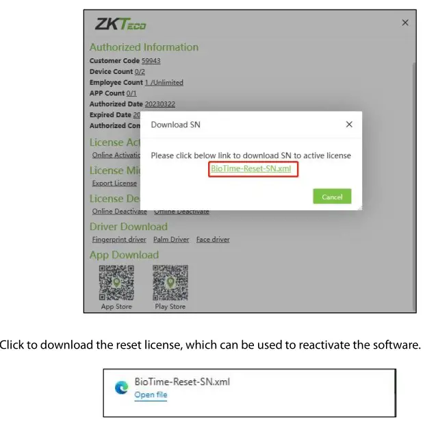 ZKTeco ZKBio Time Powerful Web-Based Time and Attendance Management Software - Online Deactive 3