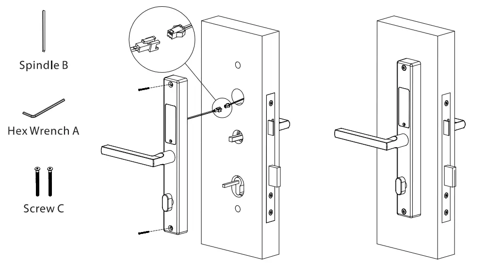 ZKTeco ZL600 European Standard Mortise Lock Case - Figure 11