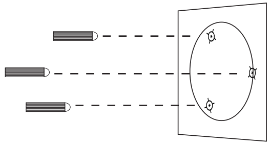 ZOSI ZG2258D Wired IP Security Camera - Drill holes