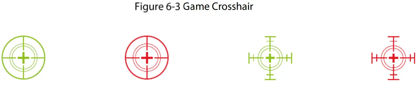 alhua E230C Series LED Monitor - Game Crosshair