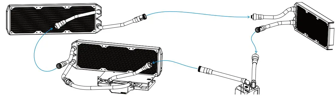 alphacool Eiswolf 2 AiO Water Cooling for Graphics Cards - assembly 8