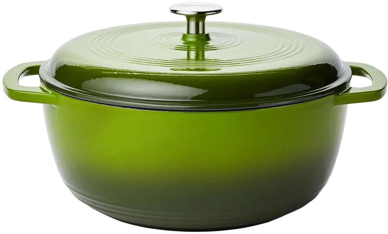 amazon basics 6 Quart Enameled Cast Iron Covered Round Dutch-Oven-PRODUCT