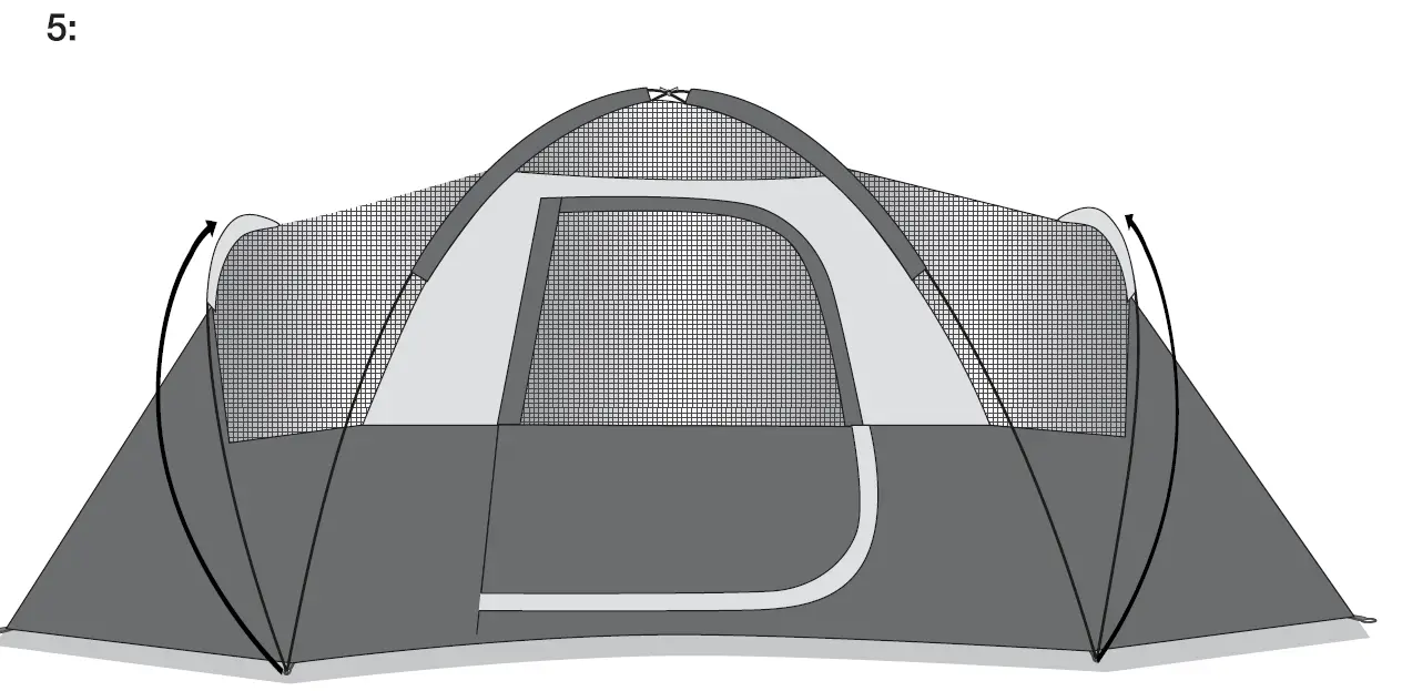 amazon basics B0785MRPH6 8 Person Tent 15