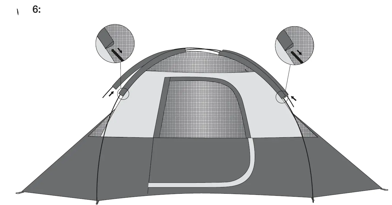 amazon basics B0785MRPH6 8 Person Tent 16