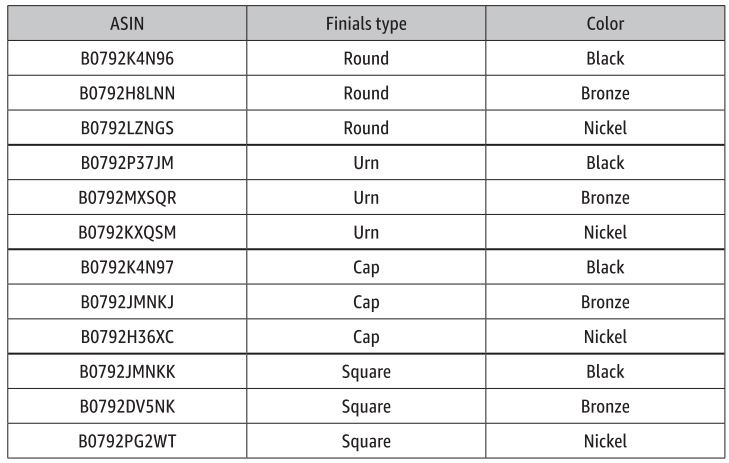 amazon basics B0792K4N96 1 Inch Double Curtain Rods User Guide - Specifications