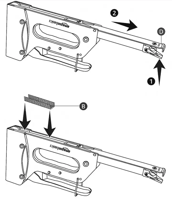 amazon basics B07X4H9RRG Heavy Duty Staple Gun - staples
