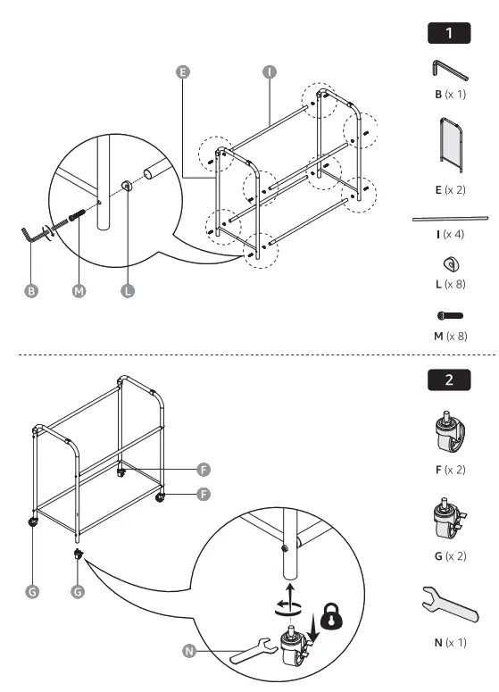 amazon basics B0825JM22Z 3 Bag Laundry Socter with Ironing Board Top - fig 2
