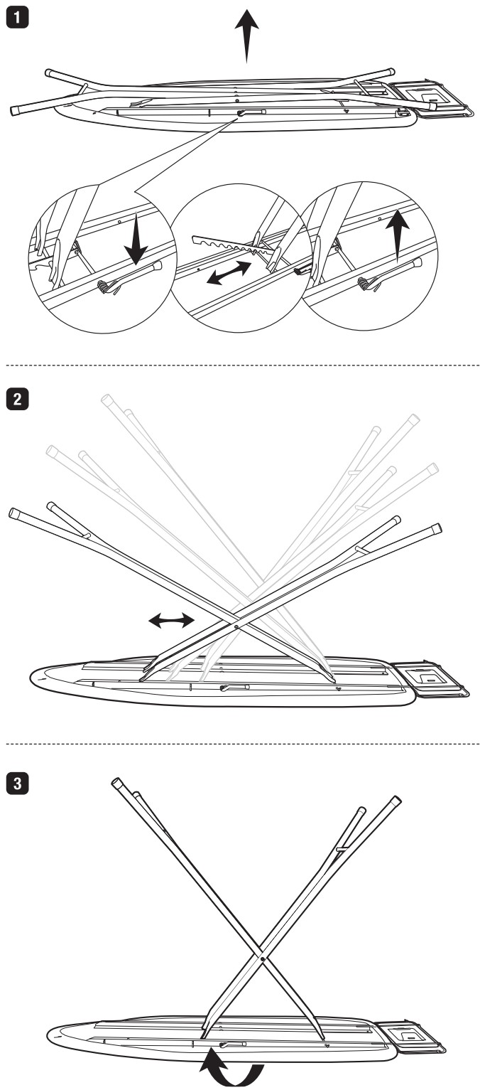 amazon basics B0825JT975 Ironing Board - parts