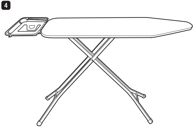 amazon basics B0825JT975 Ironing Board - parts1