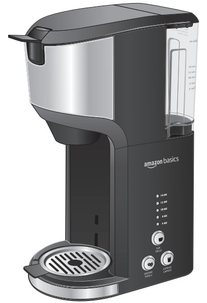 amazon basics B08NTPSPNM Dual Brew Single Serve Capsule Coffee Maker