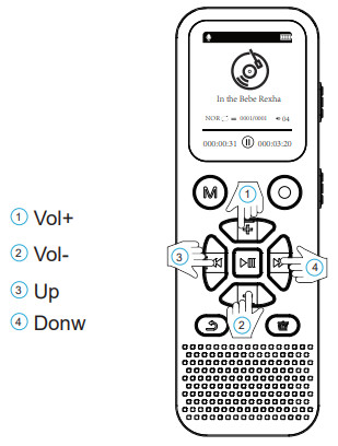 amazon basics L77 Digital Voice Activated Recorder - Operation 6