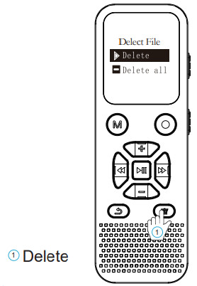 amazon basics L77 Digital Voice Activated Recorder - Operation 8
